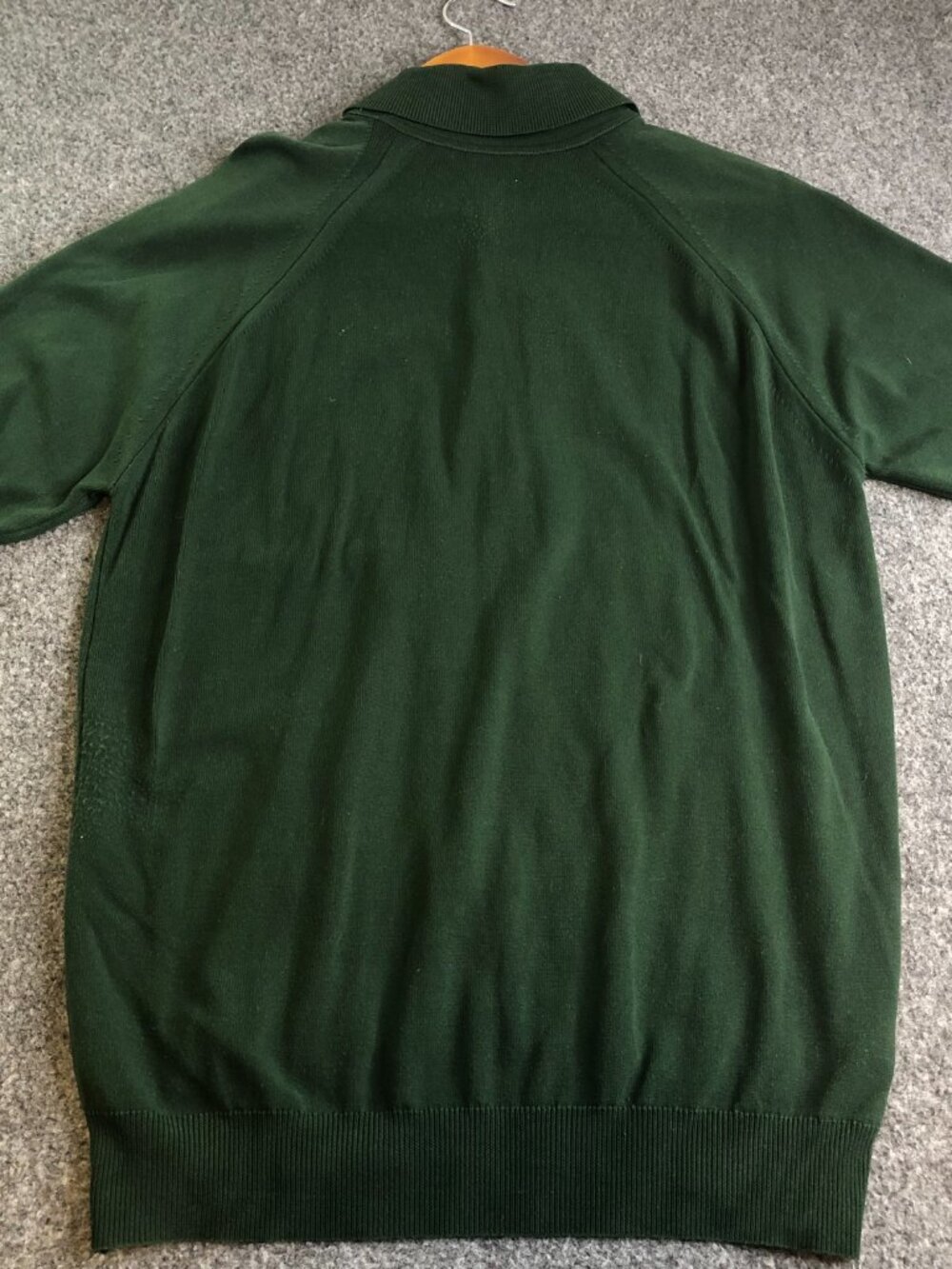 Vintage 1960s Glasgo Knit Polo Shirt Mens Medium Banlon Nylon Beatnik Atomic Mod - Picture 8 of 10